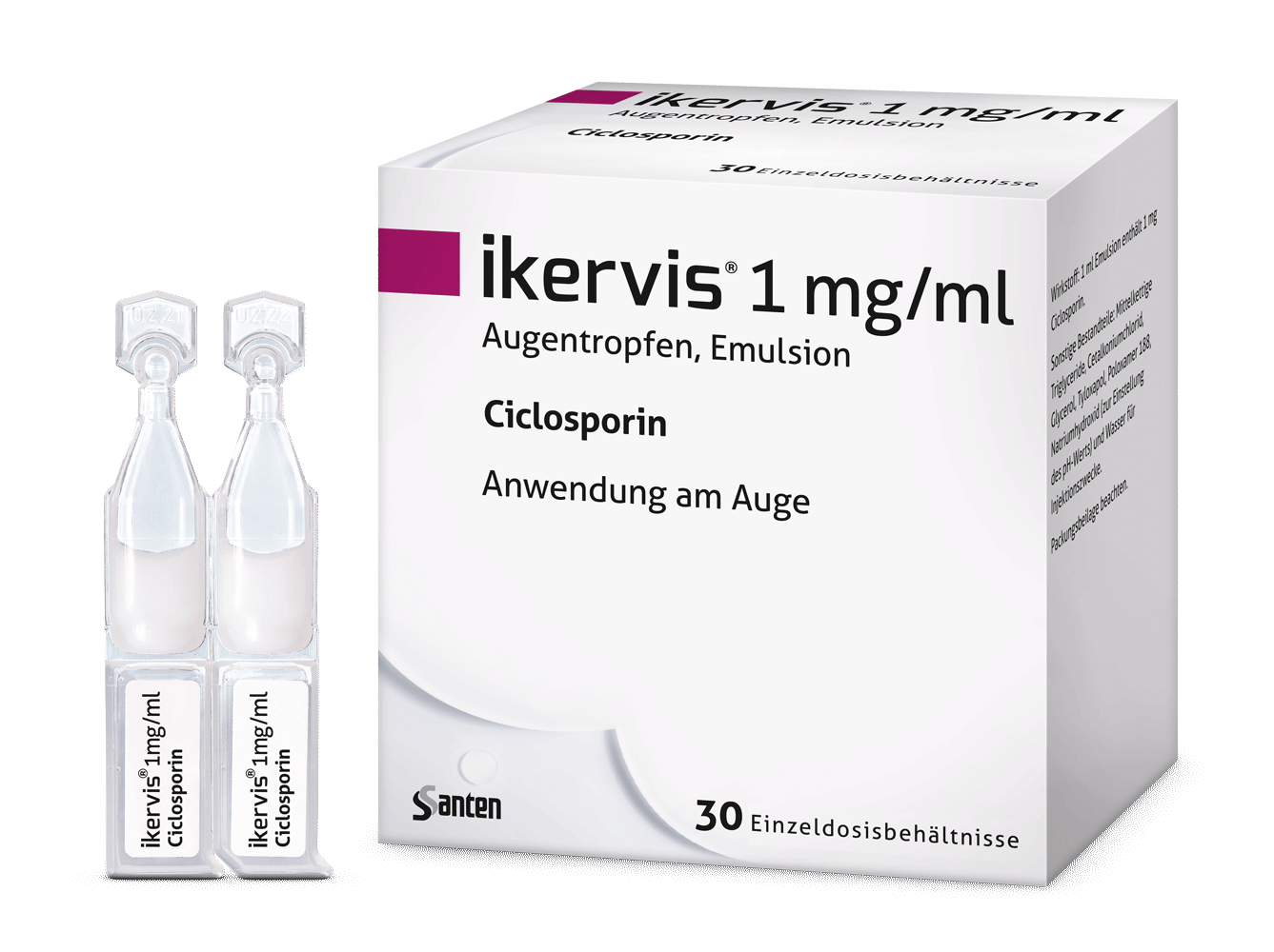 ikervis® unkonserviert Santen GmbH Produkt